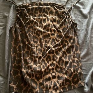 H&M Brown Leopard Print Camisole